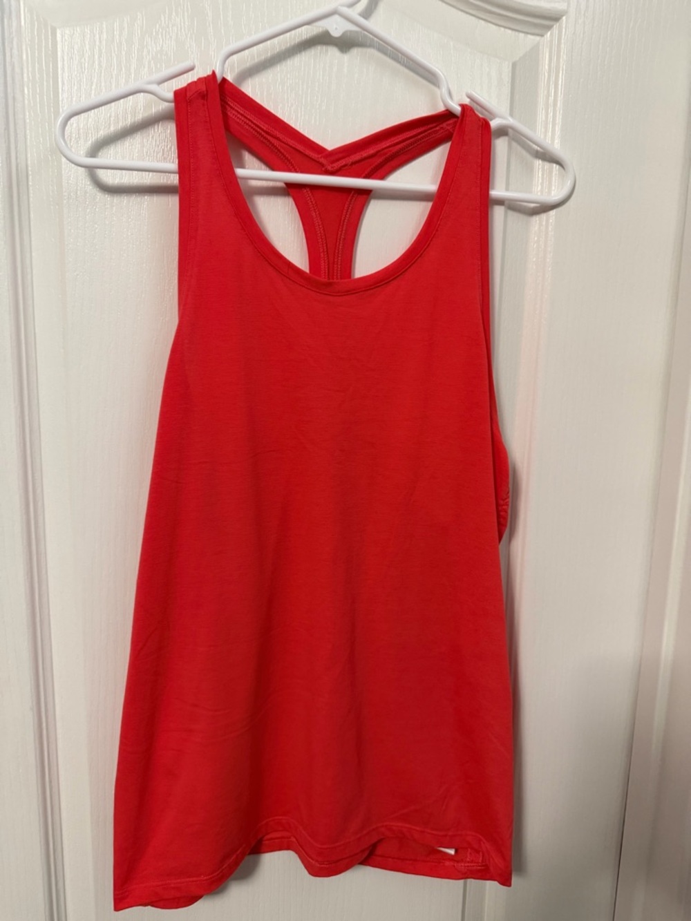 Athleta Red Crossback Performance Tank